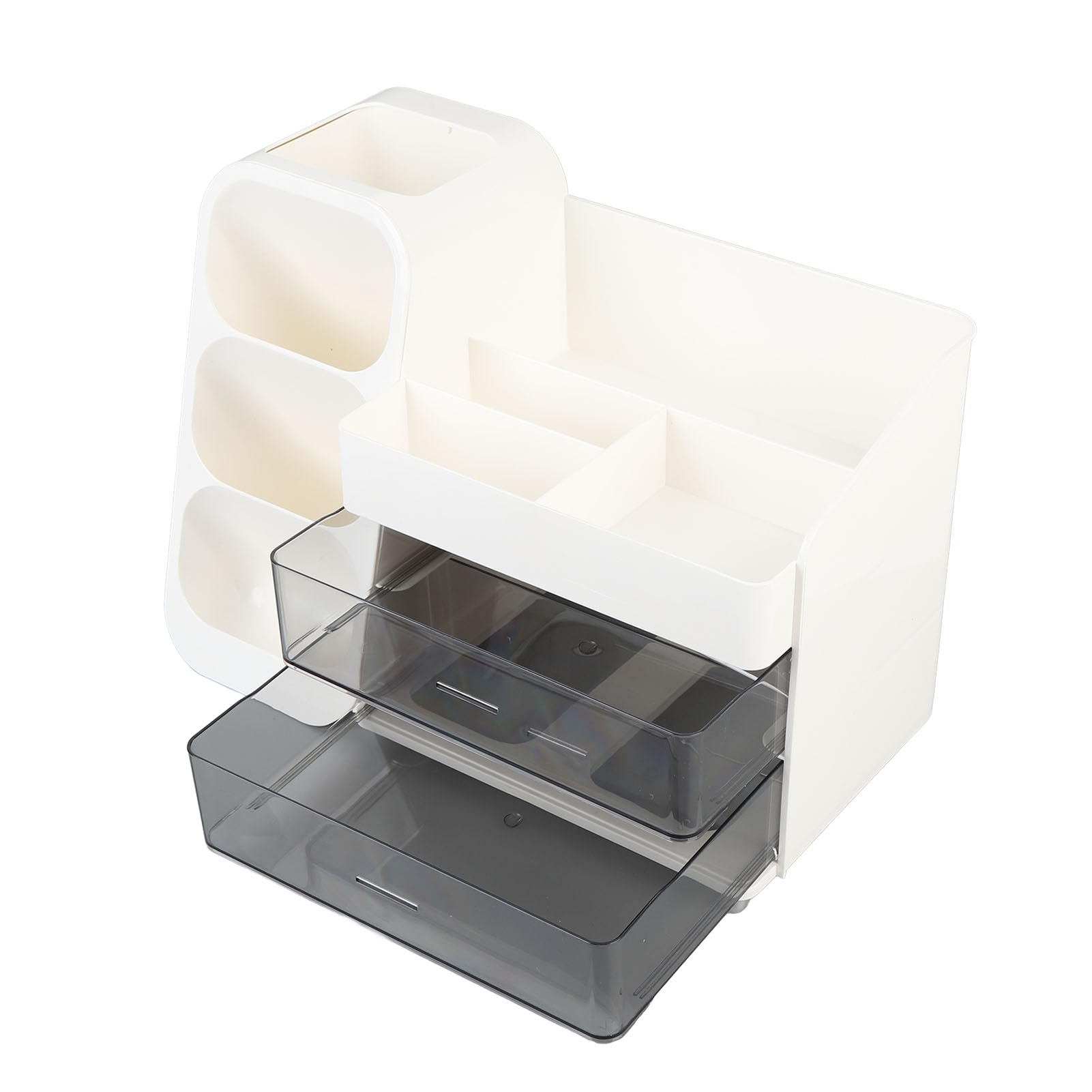 Organizador de Maquillaje, Vitrina de Cosméticos Multicapa de Gran Capacidad con Compartimentos Transparentes para Lápices Labiales, Herramientas para el Cuidado de la Piel