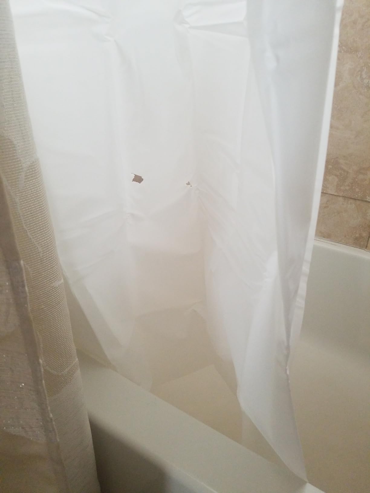 3/mo Finance Clorox Treated Premium Clear Shower Curtain Liner 70