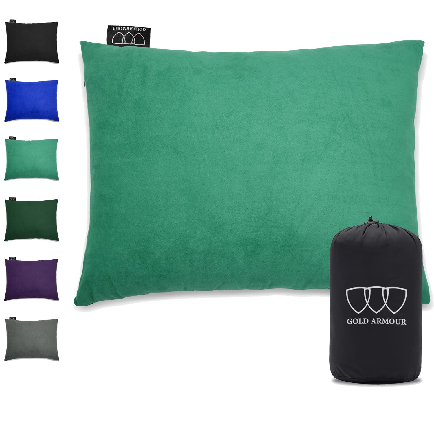 Camping Pillow Memory Foam - Compact Compressible Backpacking, Hammock, and Travel Pillow…