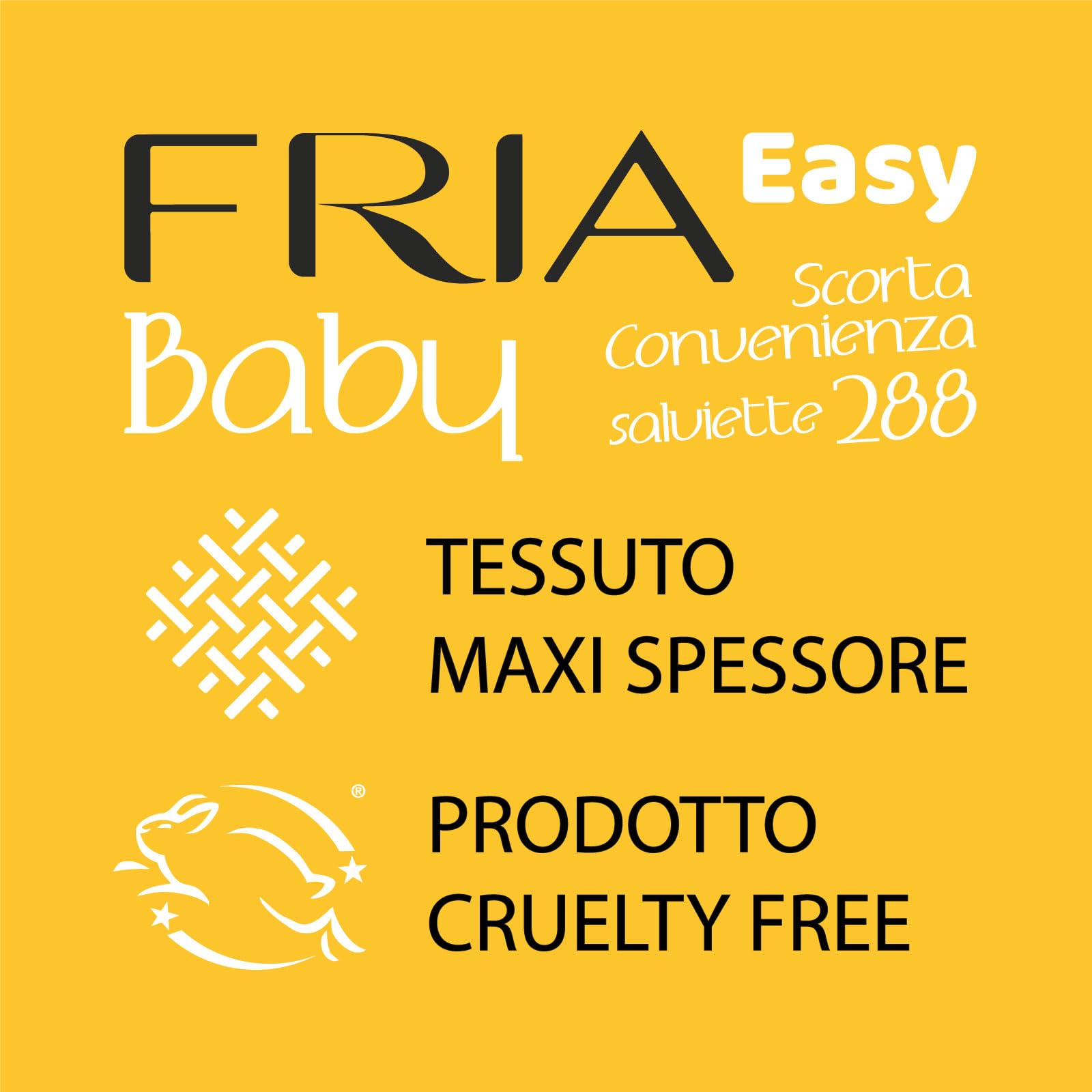 Fria Lingettes de changement de couches Easy Baby à l'aloe vera et à l'extrait de miel, hydratantes pour la peau, testées dermatologiquement, 288 lingettes