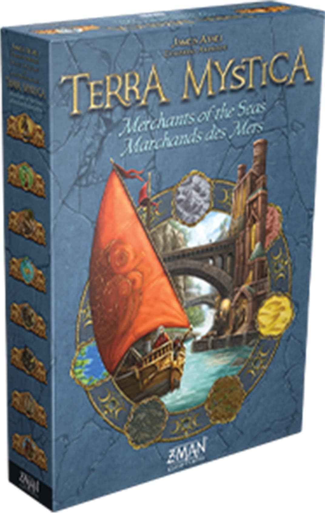 Z-Man Games Terra Mystica: Merchants of The Seas Board Game Expansion - Enhance Your Strategy Game with New Ships, Shipyards & Double-Sided Board! Ages 14+, 2-5 Players, 60-150 Min Playtime, Made