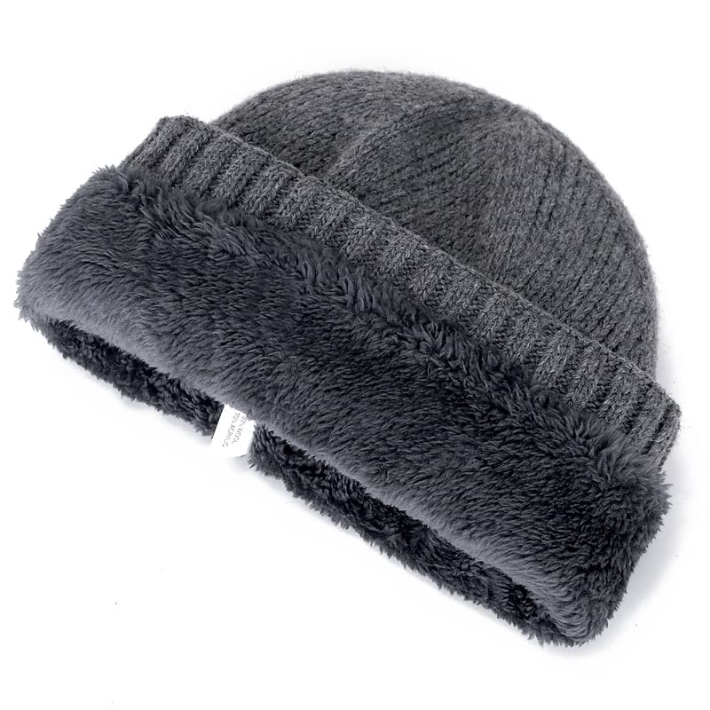 LEMITA Deportes etiqueta invierno sombreros para hombres Twist Design Warm Ski Beanie lana y algodón mezcla relajada sombrero de punto