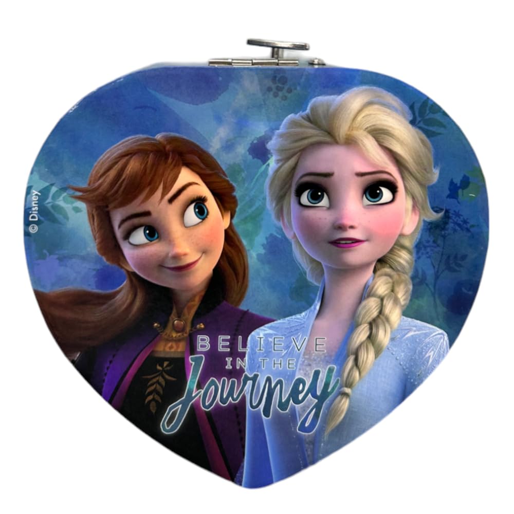 Pudełko na biżuterię z pozytywką Kraina lodu Disney Pudełko na biżuterię w kształcie serca 14,8 x 13,5 x 8,6 cm