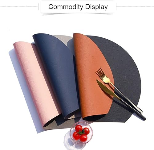 Miniatura 8 de V-Shine Juego de 4 manteles individuales para mesa de comedor, lavables, antideslizantes, resistentes al calor, impermeables, para mesa de comedor,