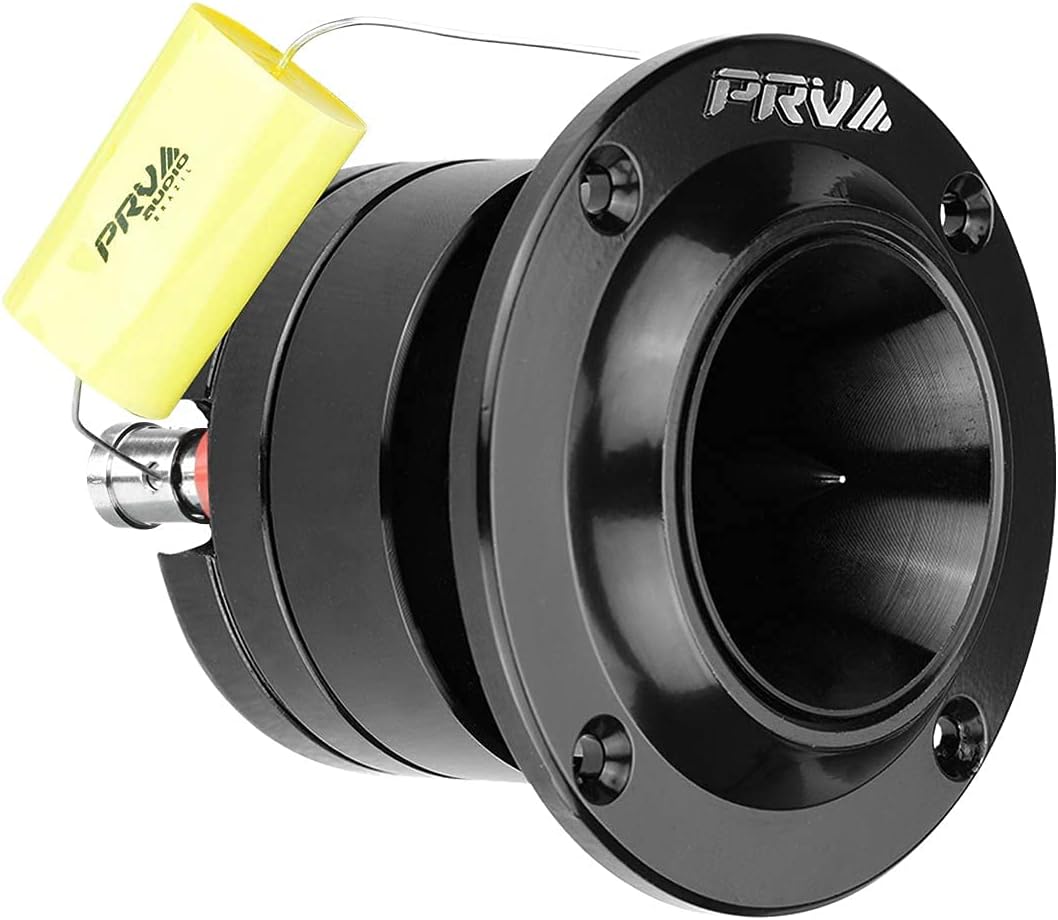 PRV AUDIO Bullet Tweeter TW450TI-ND-4 120 Watts Program Power, 4 Ohm, 60 Watts RMS, 1 in Super Tweeter for Professional Audio, High Output Home Audio, High SPL Car Audio Systems (Single)