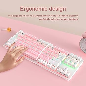 Amazon | LJFLI ゲーミングキーボードメカニカルキーボード有線