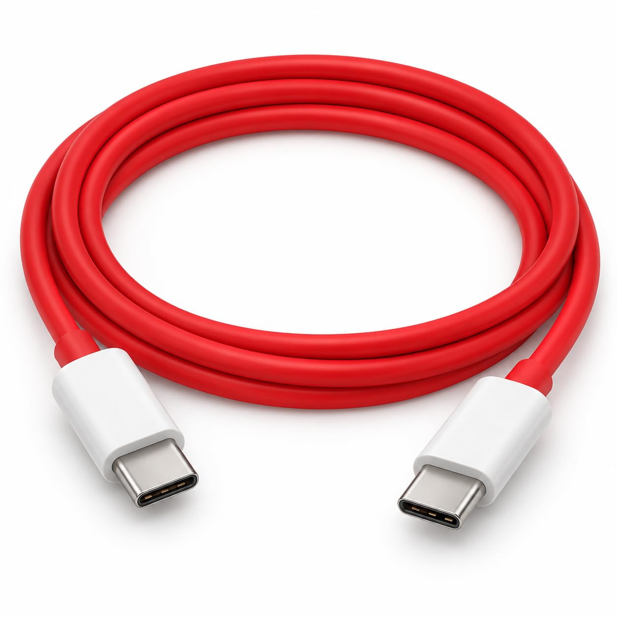 Maxonar 100W Fast Charging USB-C Cable (Red) -10