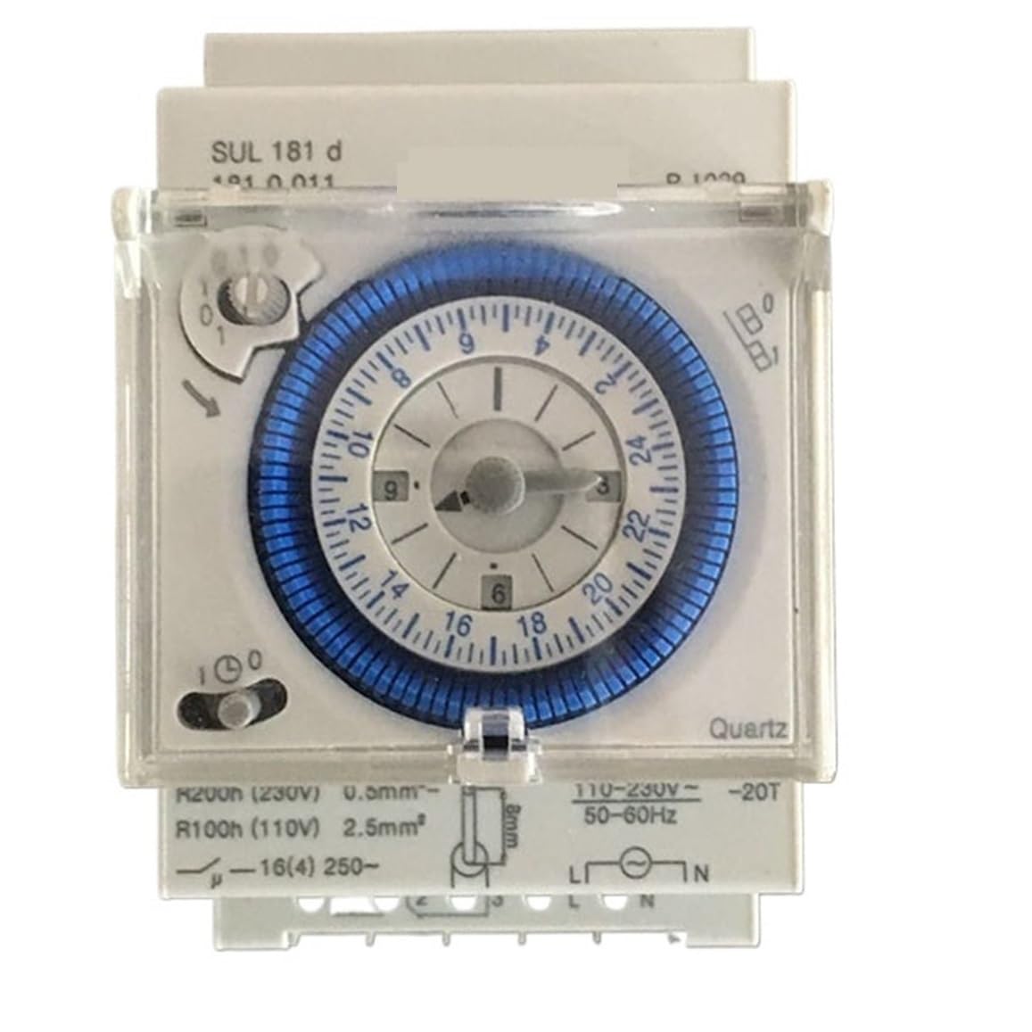 1PCS Mechanical Timer 24 hours Daily Programmable 15mins Setting Mechanical Timer Switch SUL181D