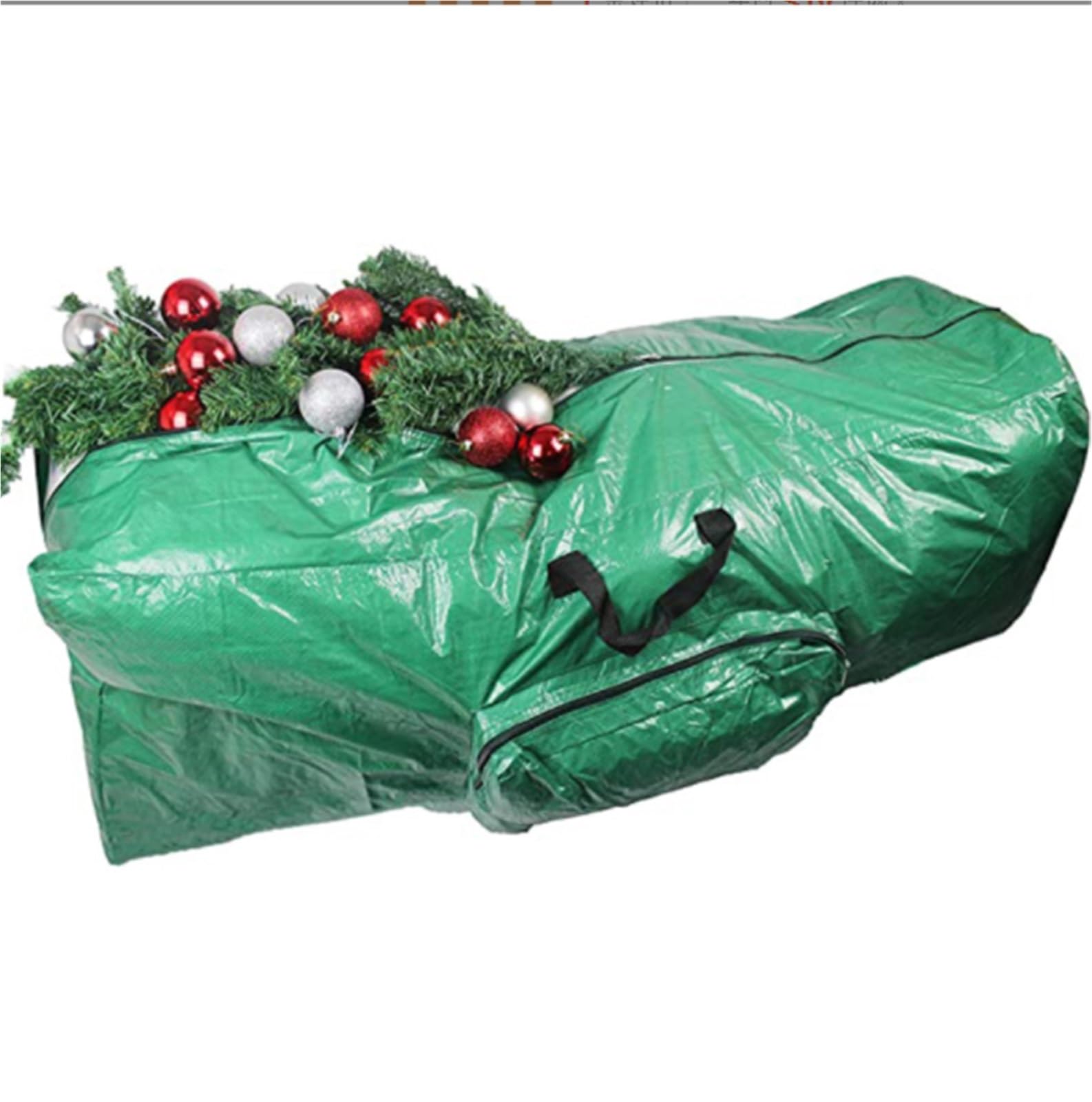 Tasche Tragbare Weihnachtsbaum-Aufbewahrungstasche Mit Doppeltem Reißverschluss Und Zwei Seitentaschen Weihnachtsbaum