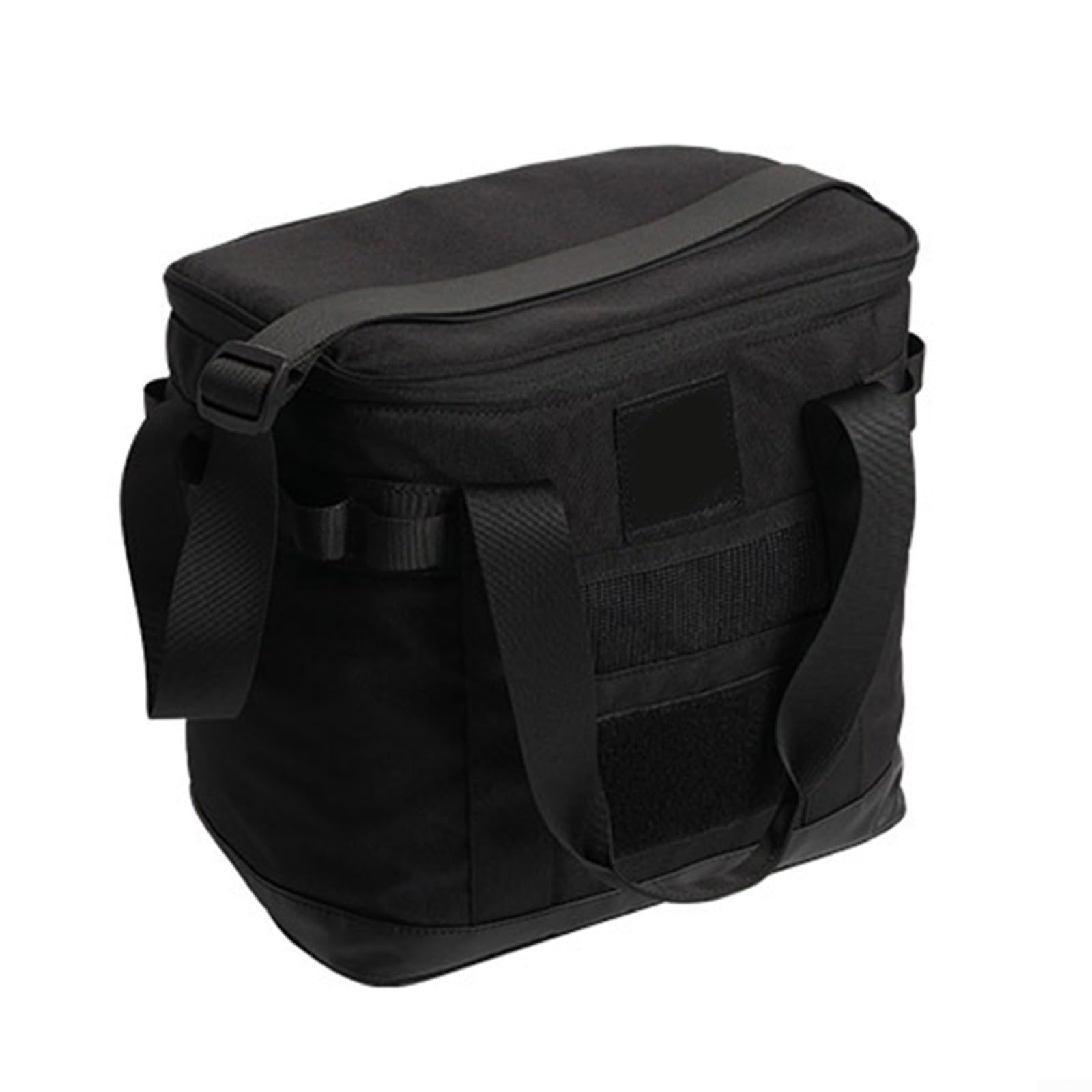 Bolsa de picnic aislada, bolsa térmica grande, con forro térmico de triple capa, lonchera impermeable a prueba de fugas, para camping, playa, senderismo, 30 x 20 x 28 cm, color negro