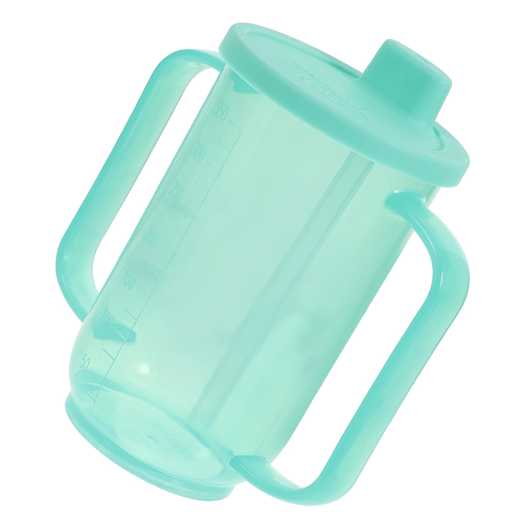 Healeved Elderly Care Cup Drinking Cup Disabled Travel Mug Adult Non Spill Cup Snack Adult Sippy Cup Spill Proof ??? Spill Proof Mug for Elderly Beaker Cup Drinking Nosy Light Green Plastic