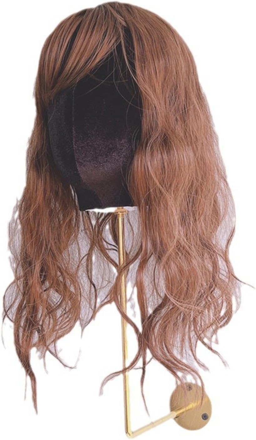 Sleek Display Stand for Wigs And Hats for Home And Salon, Black Head