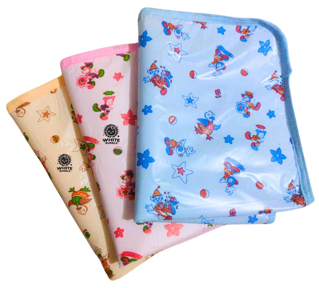 Reusable Waterproof Baby Sheet - 0-6 Month New Born Baby Lightweight Cotton Mattress Protector-image-47
