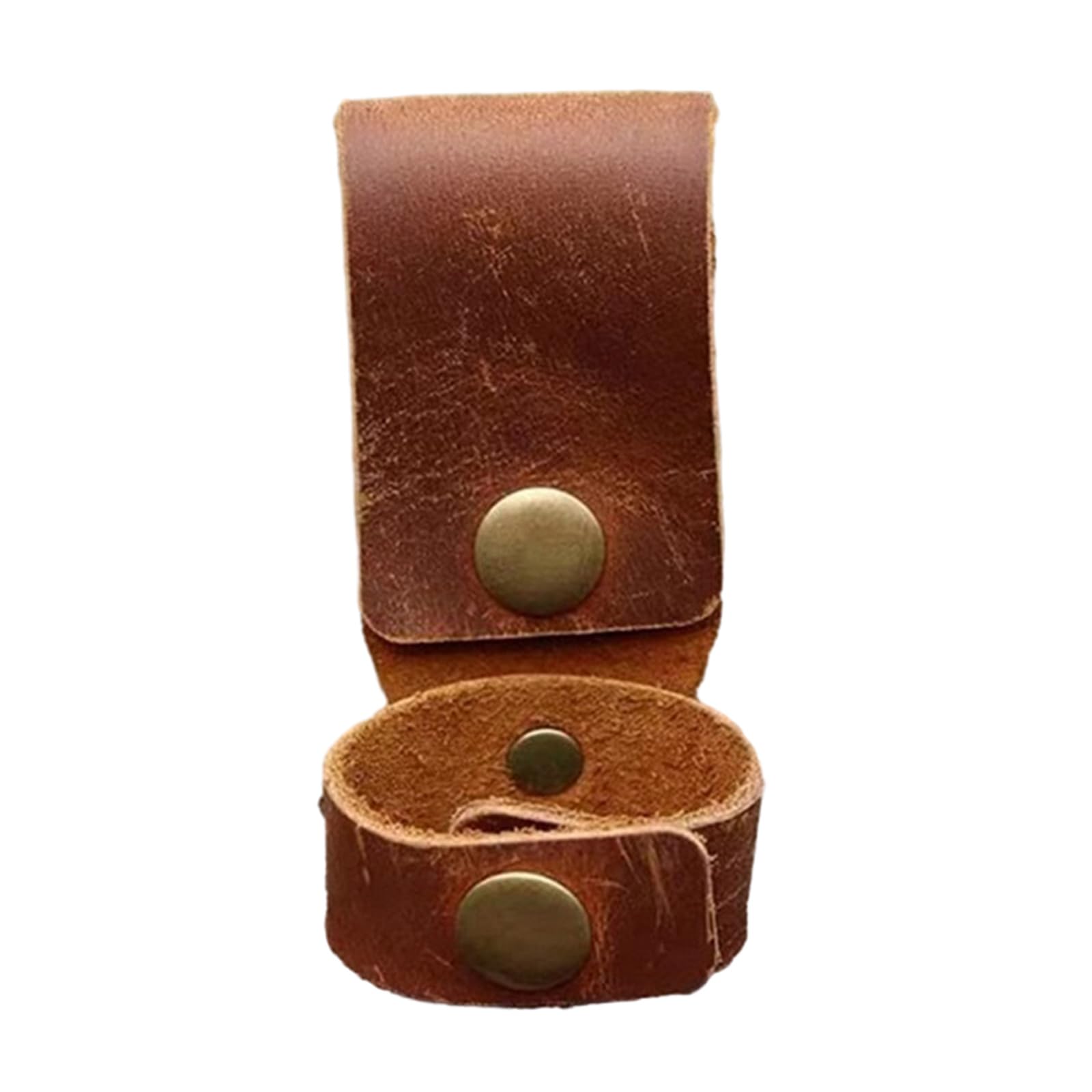 Hanging Buckle Outdoor Camping Gloves Leather Rope Holder Mountaineering Leather Buckle Climbing Rope Storage Rope Fixer