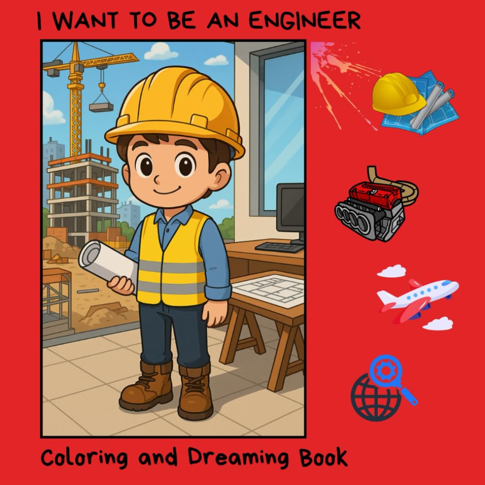 I WANT TO BE AN ENGINEER: BUILDING YOUR DREAMS IN A COLORING BOOK