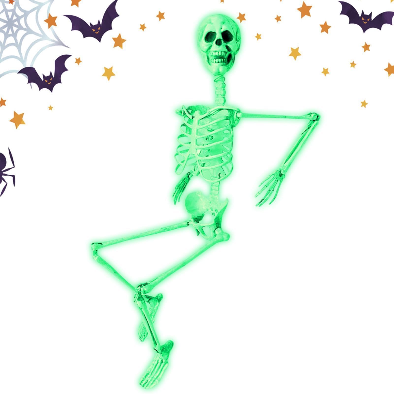 Scheletro Halloween Da Esterno Decorazioni Halloween Snodabili Realistiche | Oggetti di Scena Festivi Scheletro a Grandezza Naturale Per Interno Giardino Patio Portico Soggiorn