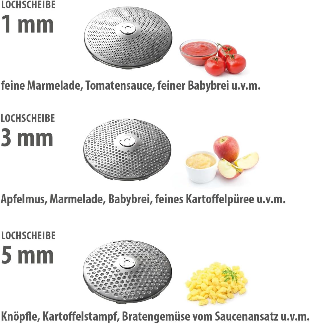 GEFU Food Mill Flotte Lotte, Multicolour