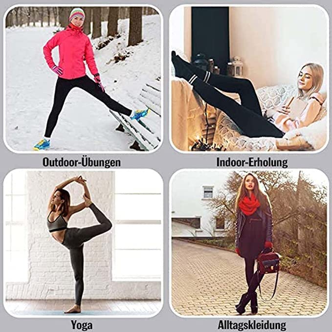 Legginsy Z Podszewką Damskie Zimowe, Legginsy Termiczne Dla Kobiet Z Wysokim Stanem Ciepłe Podszyte Polarem Spodnie Do Joggingu Spodnie Dresowe Nastoletnie Dziewczęta Długie Sportowe Bawełniane