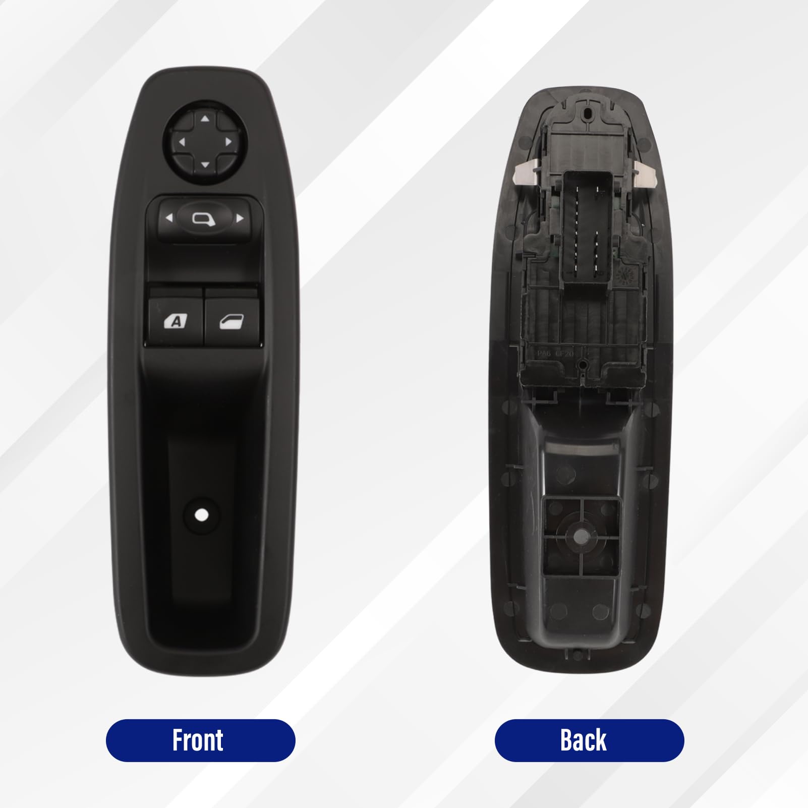 Alzacristallo Interruttore Auto Elettrico (lato guidatore) 96758211ZD pulsante Interruttore Interruttore di Controllo per Peug-eot 208 I 3 Porte