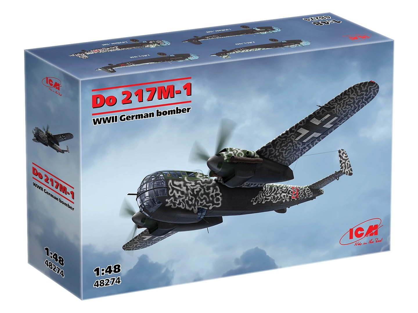 Amazon.com: ICM 48274 - Do 217M-1, WWII German Bomber - 1:48 Scale