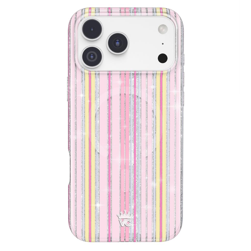 VELVET CAVIAR Hülle für iPhone 17 Pro Max | Kompatibel mit MagSafe | 10ft Falltest | Schützende Sommerhüllen | Sunkissed Stripes Glitter