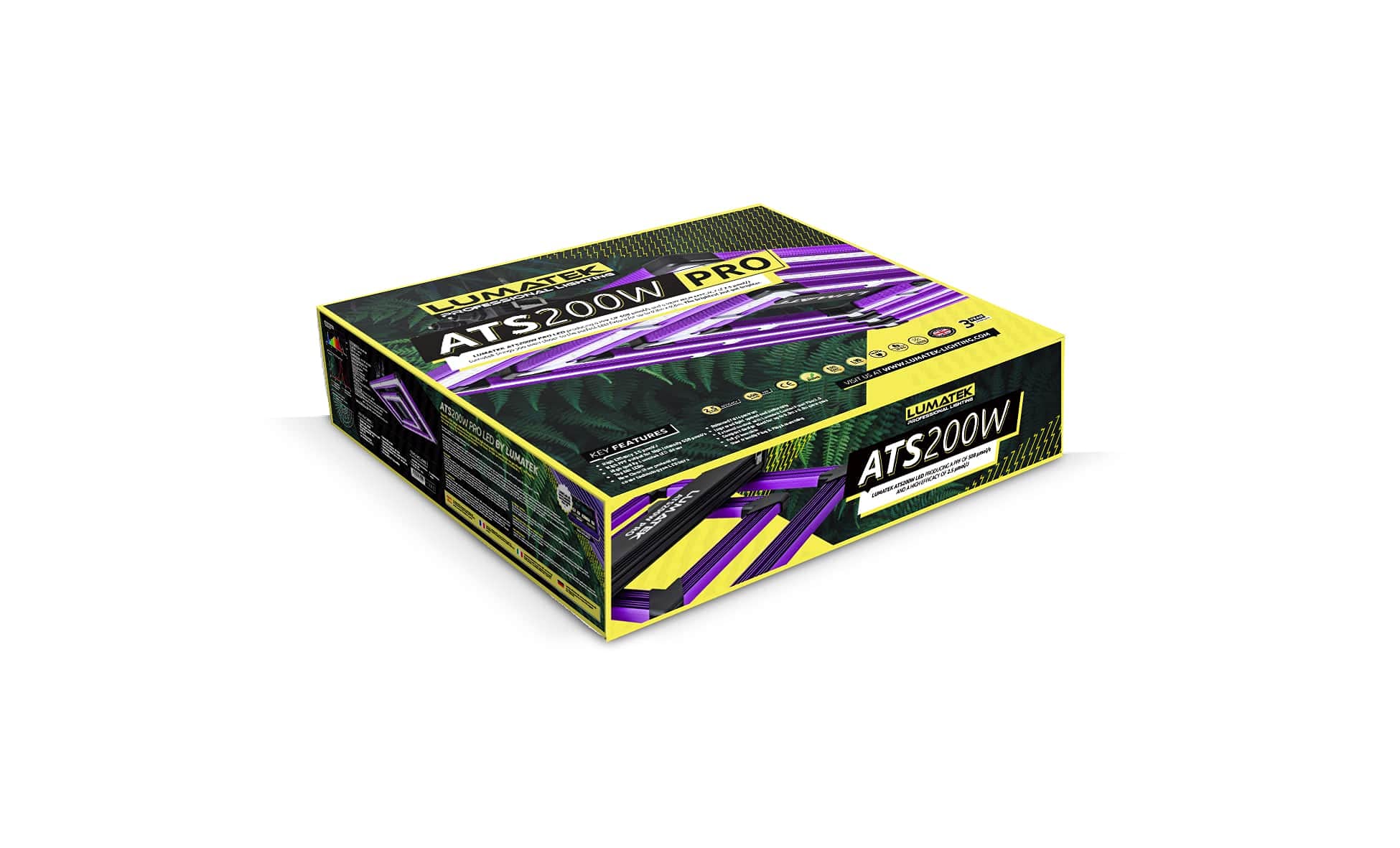ATS 200W PRO - Éclairage Horticole LED Lumatek - 2.5µmol/J - Croissance & Floraison