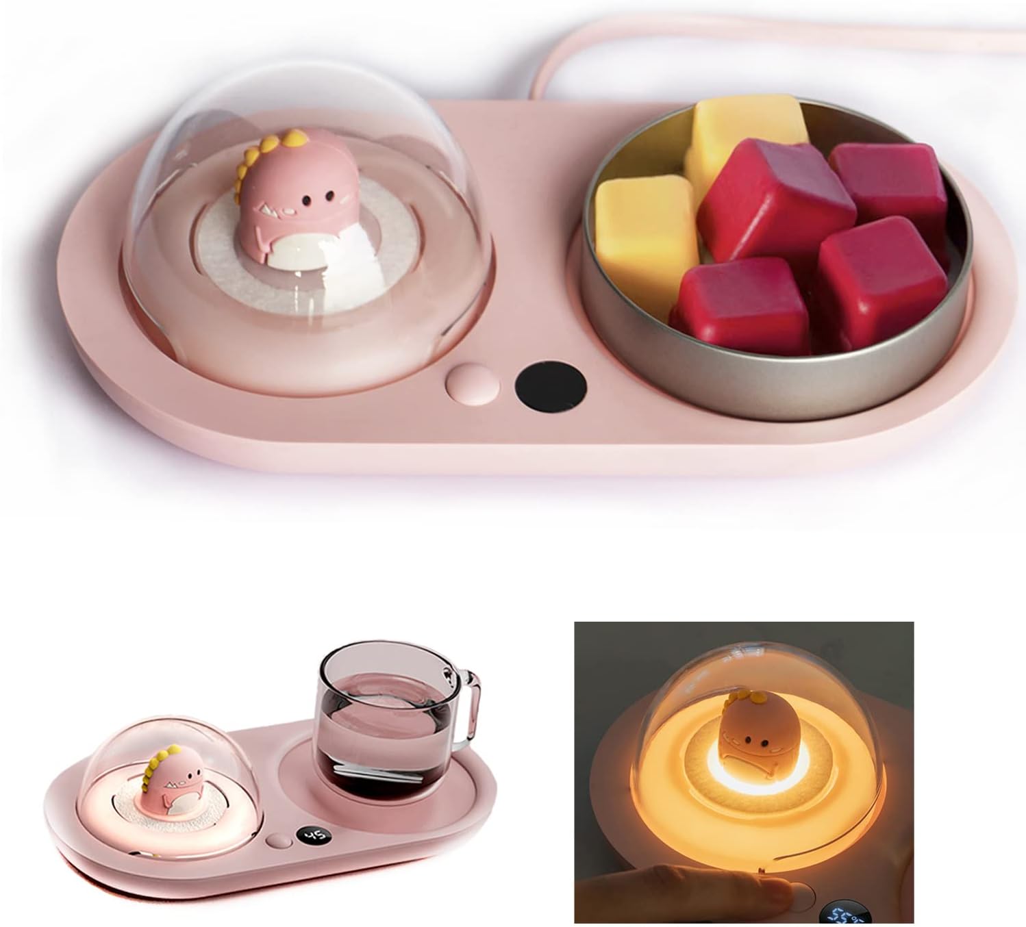 Ulinkbay Wax Melt Warmer, Wax Warmer Plate for Scented Wax