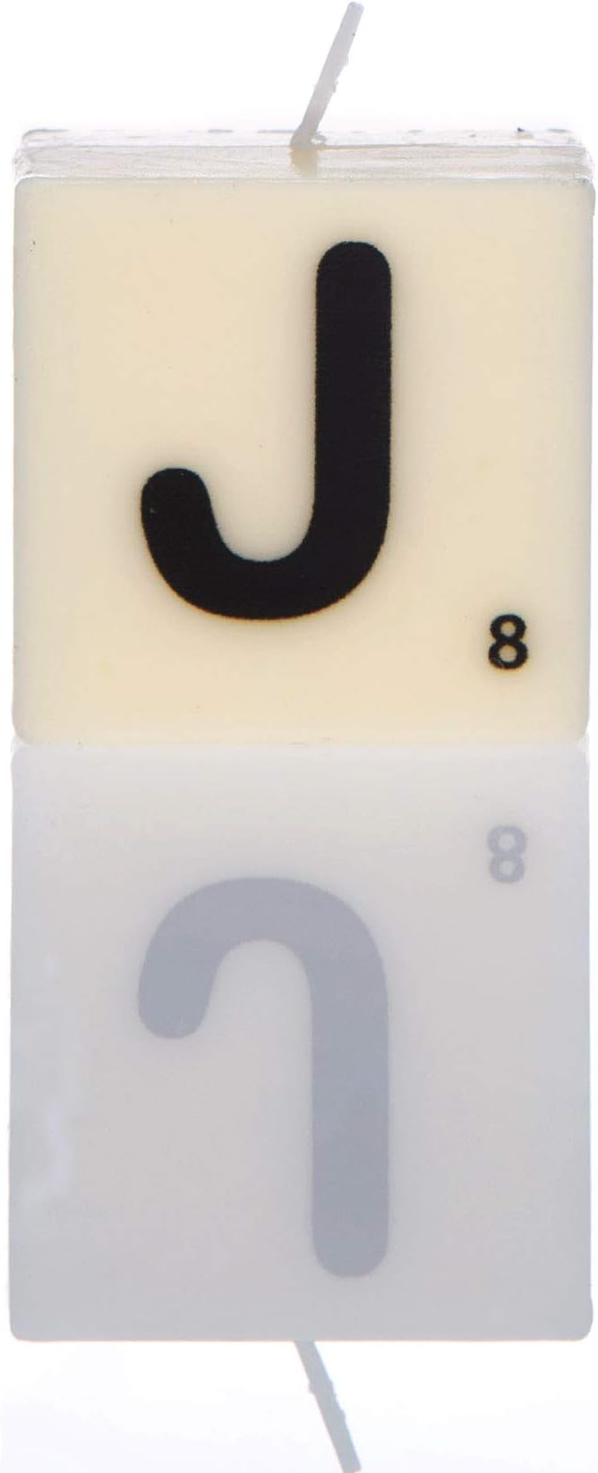 "J" LETTER CANDLE