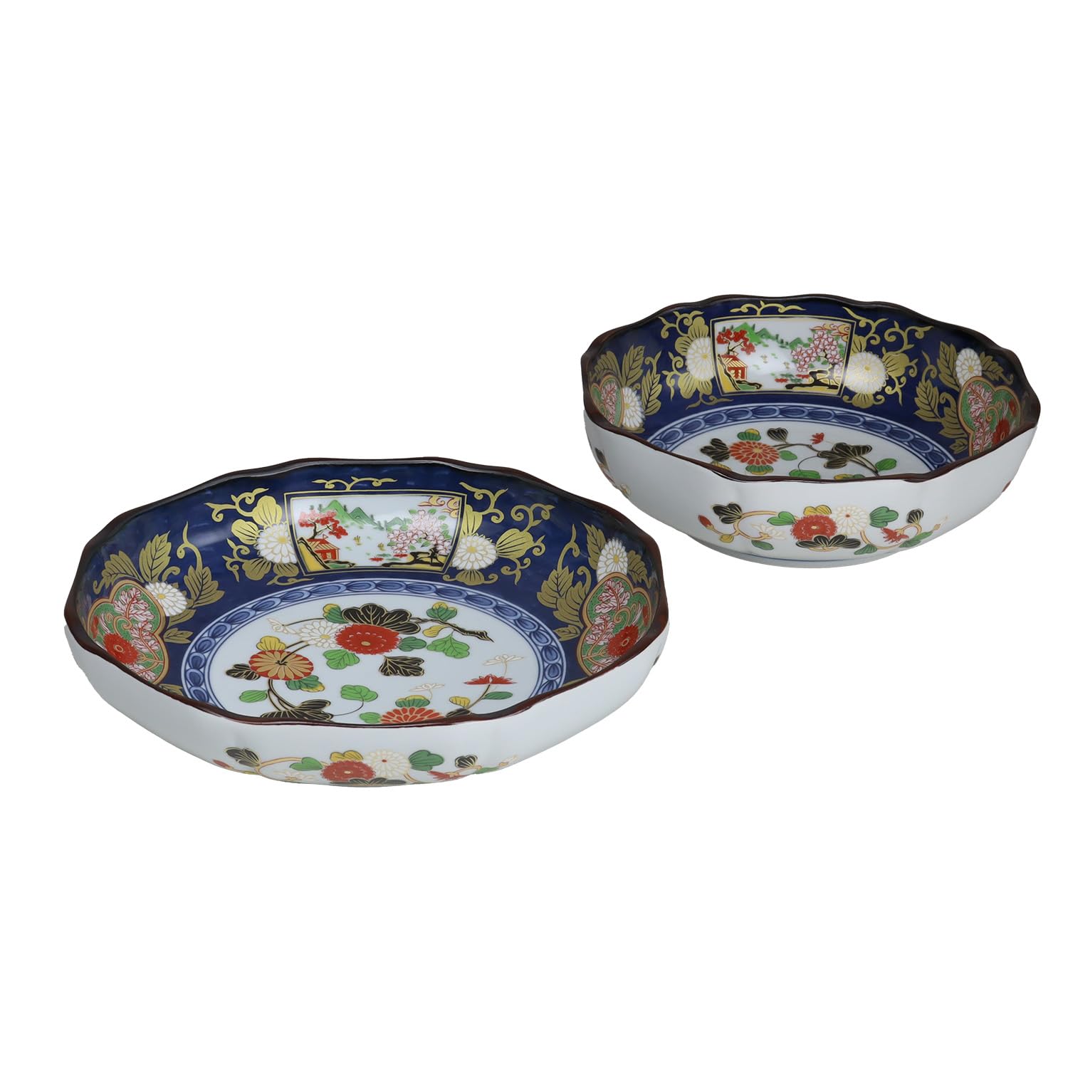 Arita Ware Ko-Imari Plate and Bowl Set Porcelain Old Imari Japan