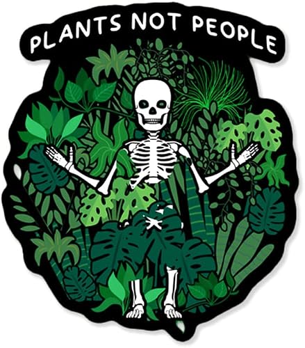 Ten Four Distributions Leaf Skeleton Sugar Plants not Girl People Vinyl Sticker Decal Premium Quality Multicolor For Car Bumper Truck Van SUV Window Wall Boat Cup Tumblers Laptop or Any Smooth Surface 5x5