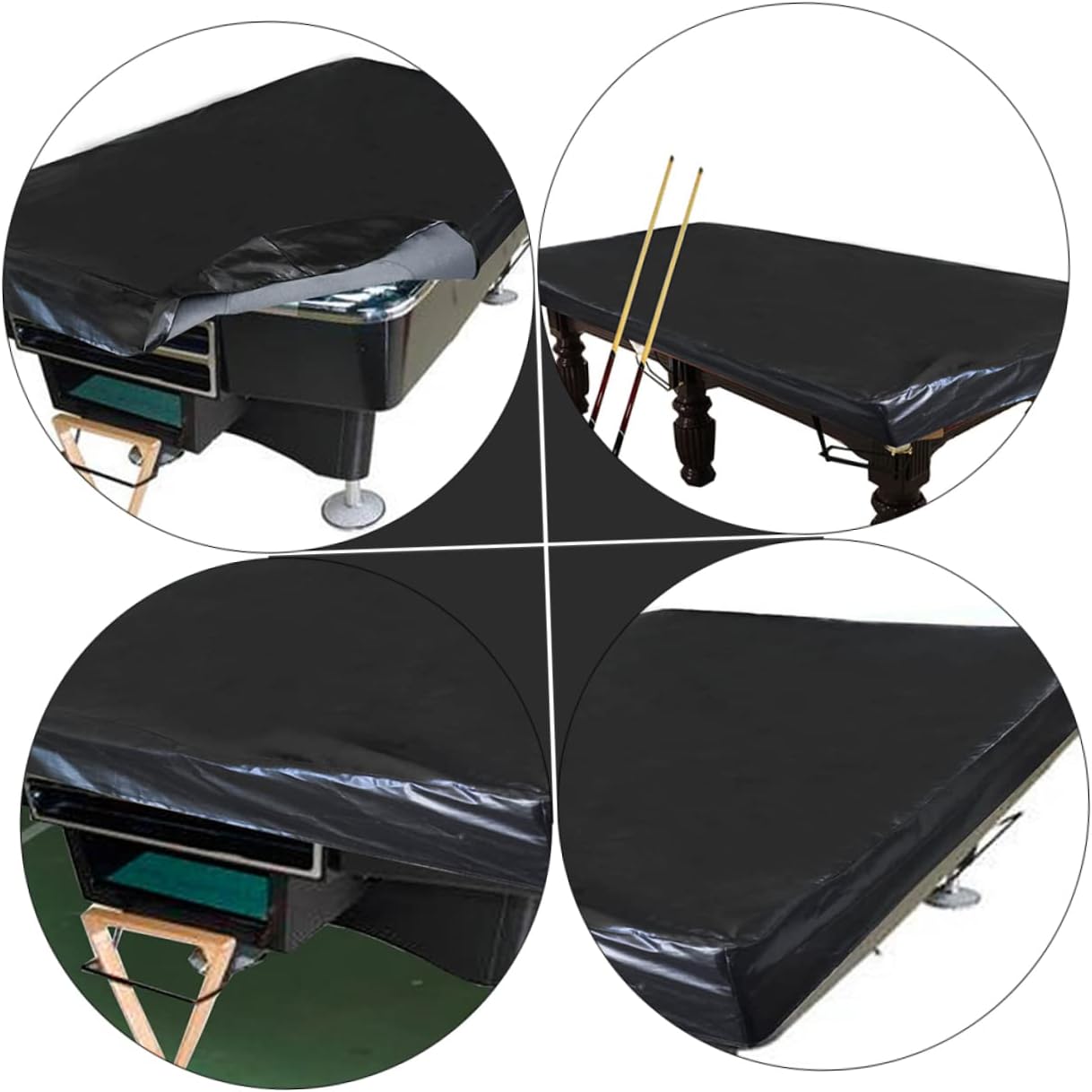 1pc Heavy Duty Billiard Table Cover Fitted Pool Table Protector for Home Use Suitable