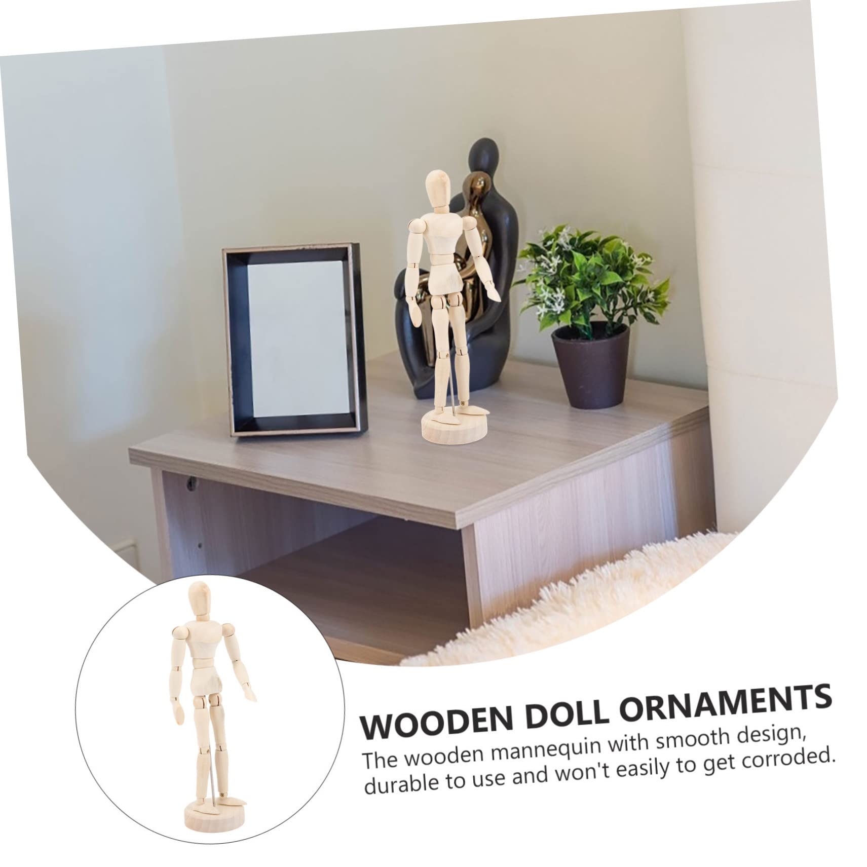 Bewegliche Holzmann-Puppe - Gelenkpuppe Für Künstler, Zeichnen, Skizzen & Deko