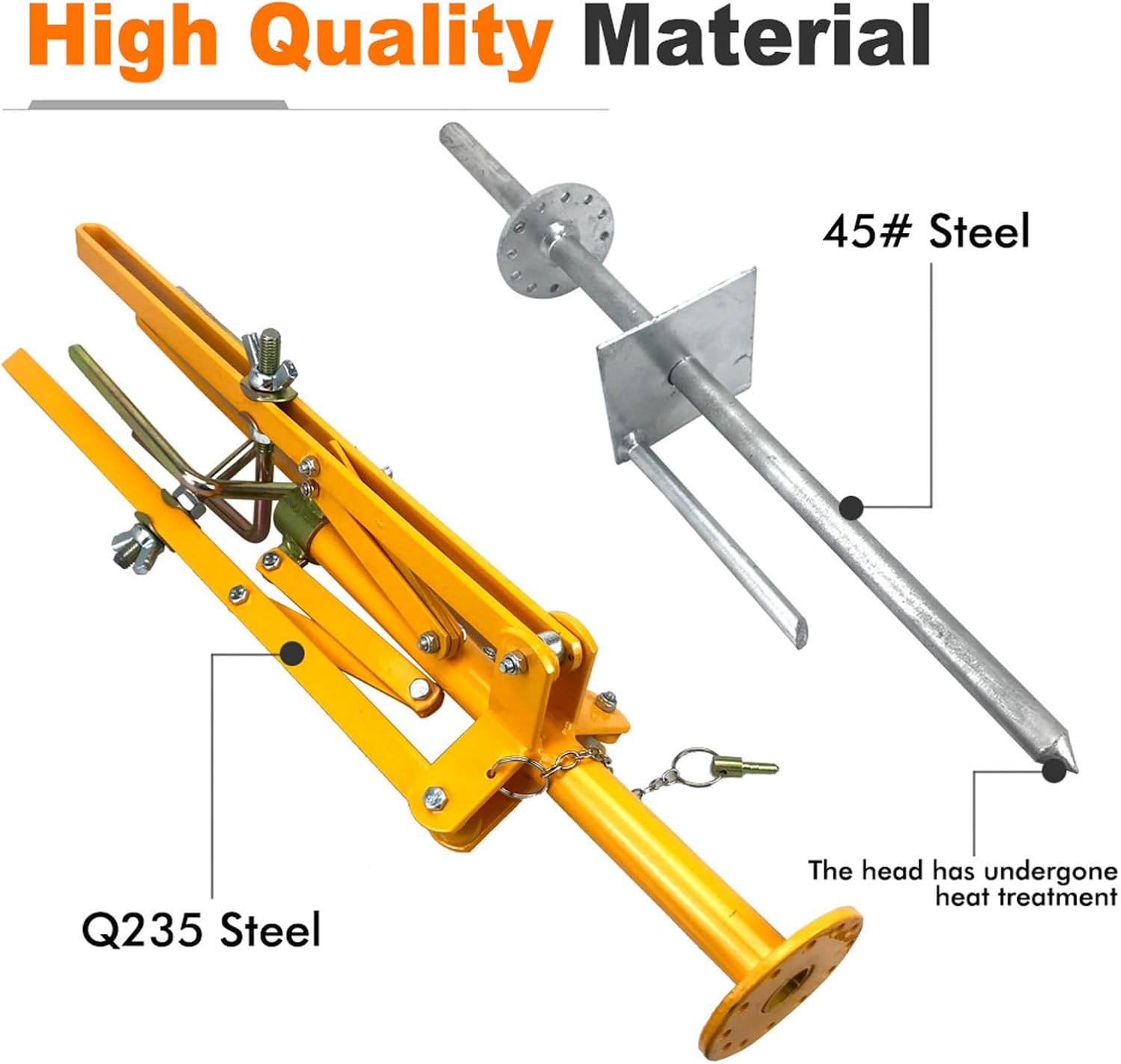 Jenny Fence Wire DeReeler, Stainless Steel Fence Wire Dispenser with Anti Overspeed Device, Fence Wire Dereeler for 18.9in to 41.3in High Tensile Fence Wire
