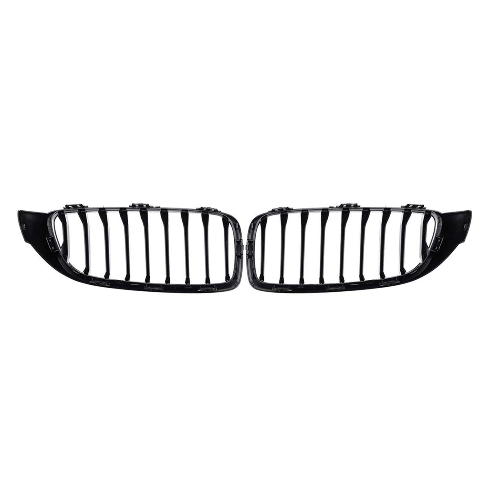 Czarna listwa przedniego grilla Grill w stylu M4, dla BMW, F32 F33 F36 F80 F82 2013-2018, kabrioletu Coupe 425i 430i 440i 435i Wymiana kratki chłodnicy samochodu