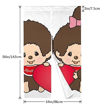 Amazon｜モンチッチ 暖簾 ドアカーテン 防寒カーテン 間仕切り