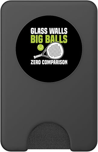 Miniatura 2 de Paredes de vidrio grandes bolas de pádel de raqueta de pádel PopSockets PopWallet para MagSafe