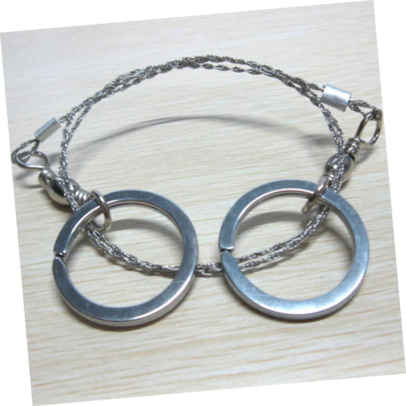 NUOBESTY 12Pcs Outdoor Survival Saw Portable Chainsaw for Camping Hiking and Hunting Durable Strand Wire Design for Effortless Cutting Essential Survival Gear for Outdoor