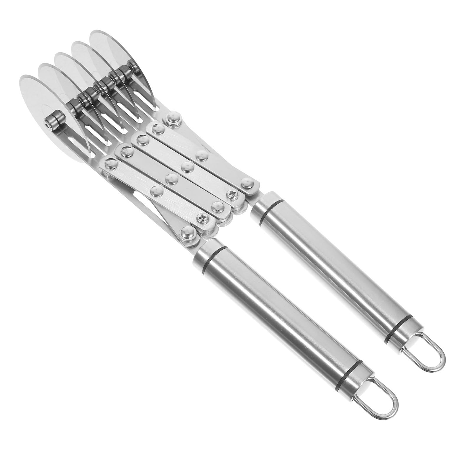 Cortador de Pizza Rueda, Cortador de Masa, Acero Inoxidable, Plata, Agarre Cómodo, para Pizza y Panes, Corte Limpio
