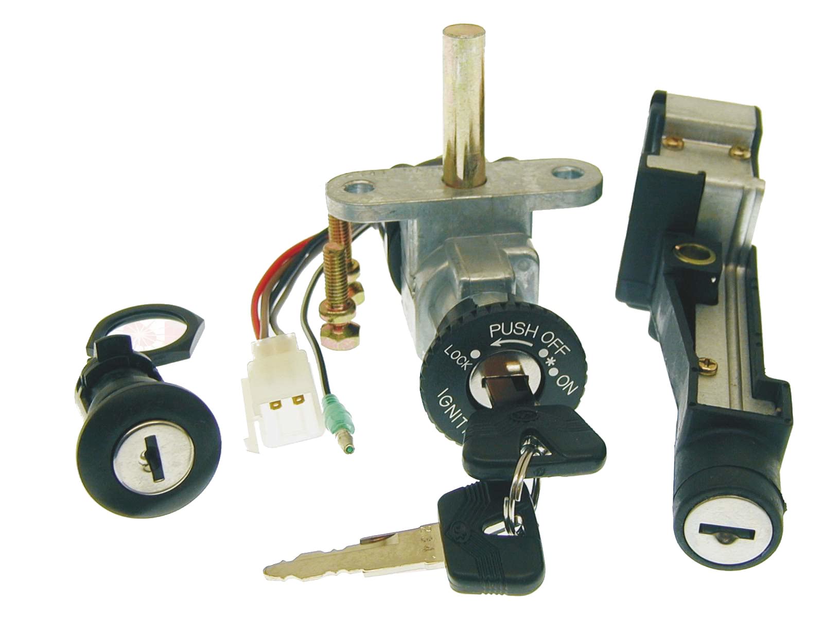 Cif 7291-K3 Kit Blocchetto Avviamento + Serratura Sella + Bauletto MALAGUTI F12-CROSSER