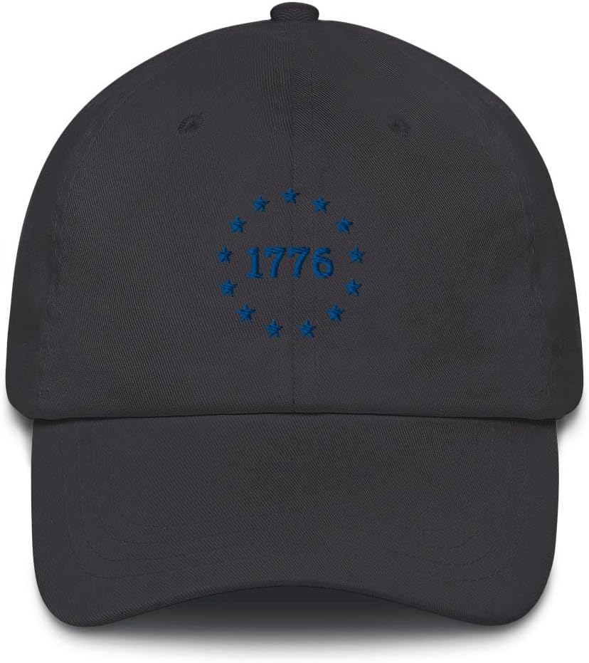 1776 Hats for Men | Betsy Ross Flag Hat - Made in USA - Classic Dad Hat
