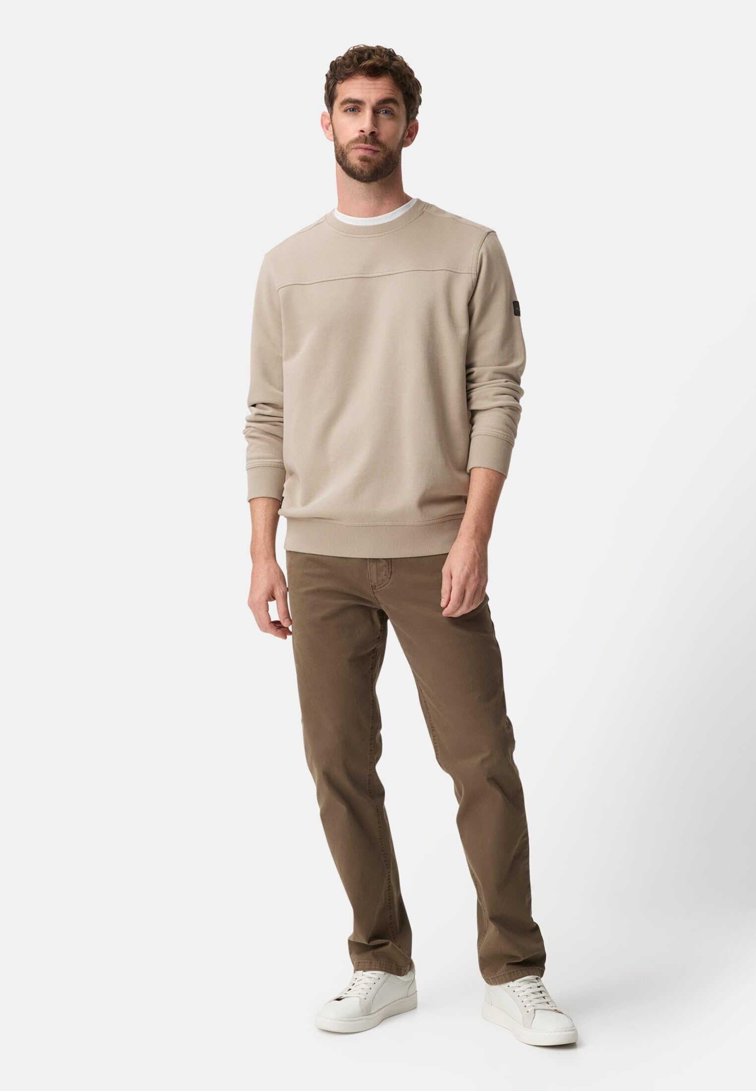 camel active Herren Pullover mit Backprint