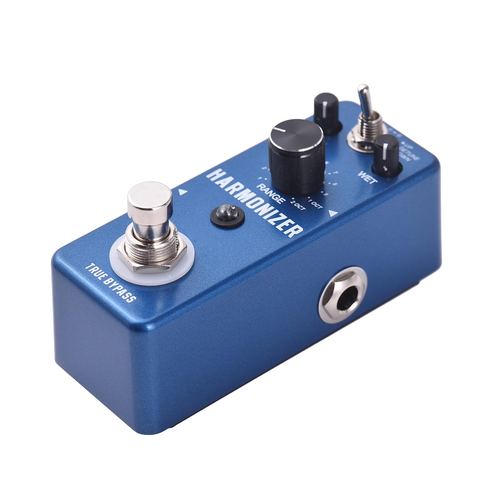 Pedale Effetti per Chitarra Harmonizer Pedale Compatto per Armonia/pitch Shift/detune Chitarra Elettrica Chitarristi Materiale in Lega di Zinco Blu Scuro 3 modalità Principianti e