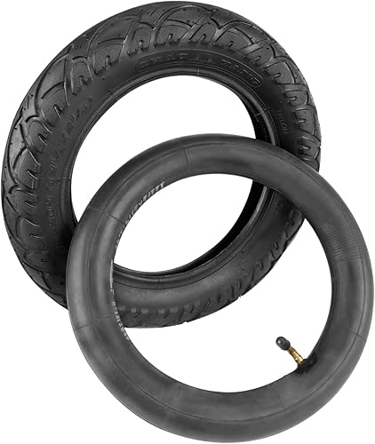 LHROPA Tubo interior de goma butílica para bicicleta de 12 pulgadas, 12-12 x 2-14 (1.75-2.25 pulgadas), ángulo de 45 grados, válvula Schrader de