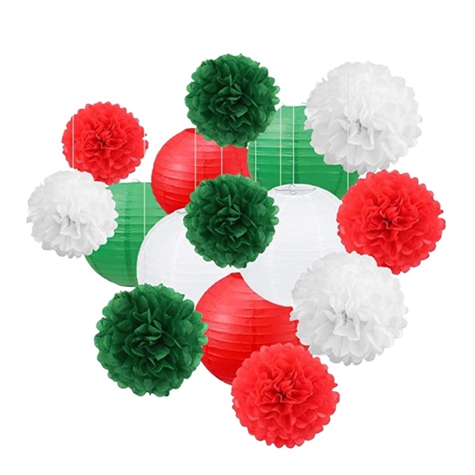 Paper Pompom Round Paper Ball Lantern Pom Poms