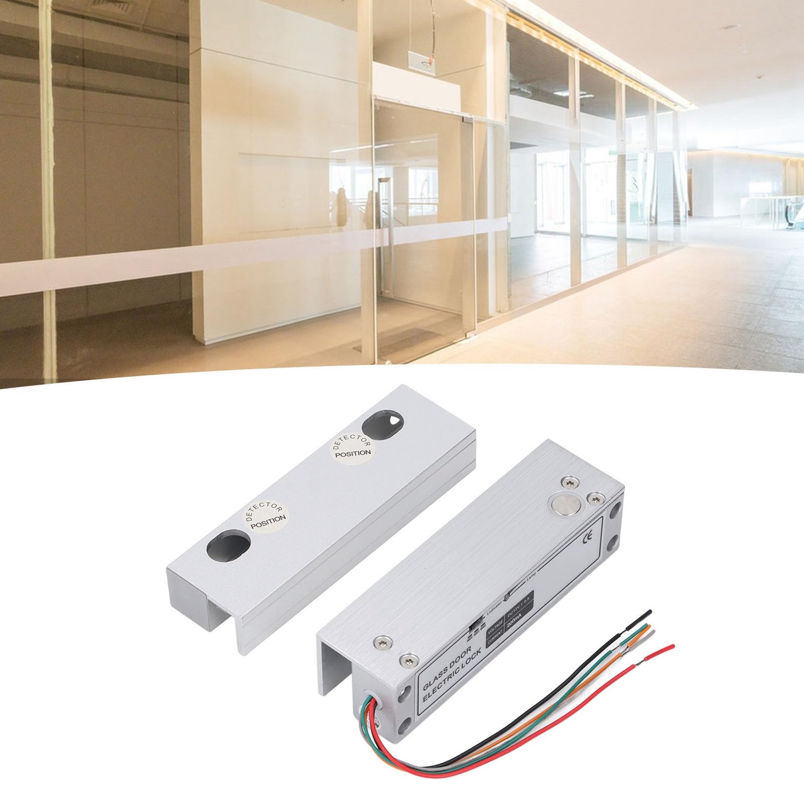 Mingzhe 12V Aluminiowy Elektryczny Zamek Zasuwkowy, Automatyczne