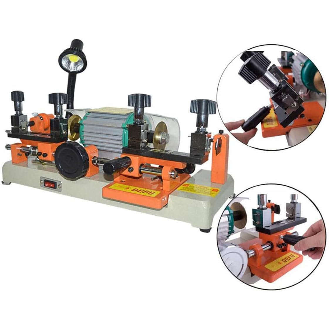 Machine De Découpe De Clés Horizontale (238bs), Machine De Copie De Clés Multifonctionnelle À Double Tête 120 W, Outil De Copie De Clé À Volant, Équipement De Serrurier, pour Équipement