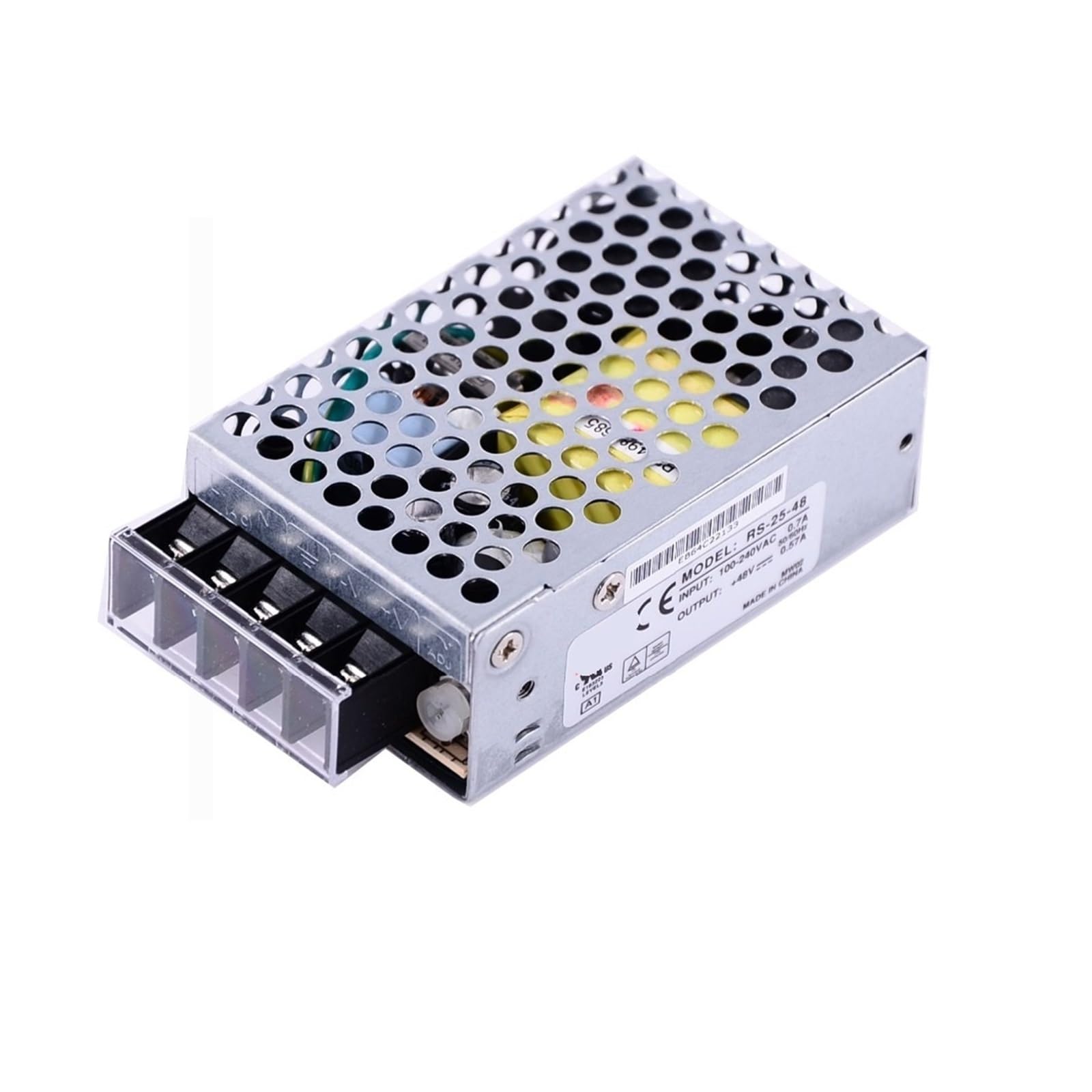 LEOTNNDQ RS-25 RS-25-3.3 RS-25-5 RS-25-12 RS-25-15 RS-25-24 RS-25-48 25W Single Output Switching Power Supply(RS-25-5)