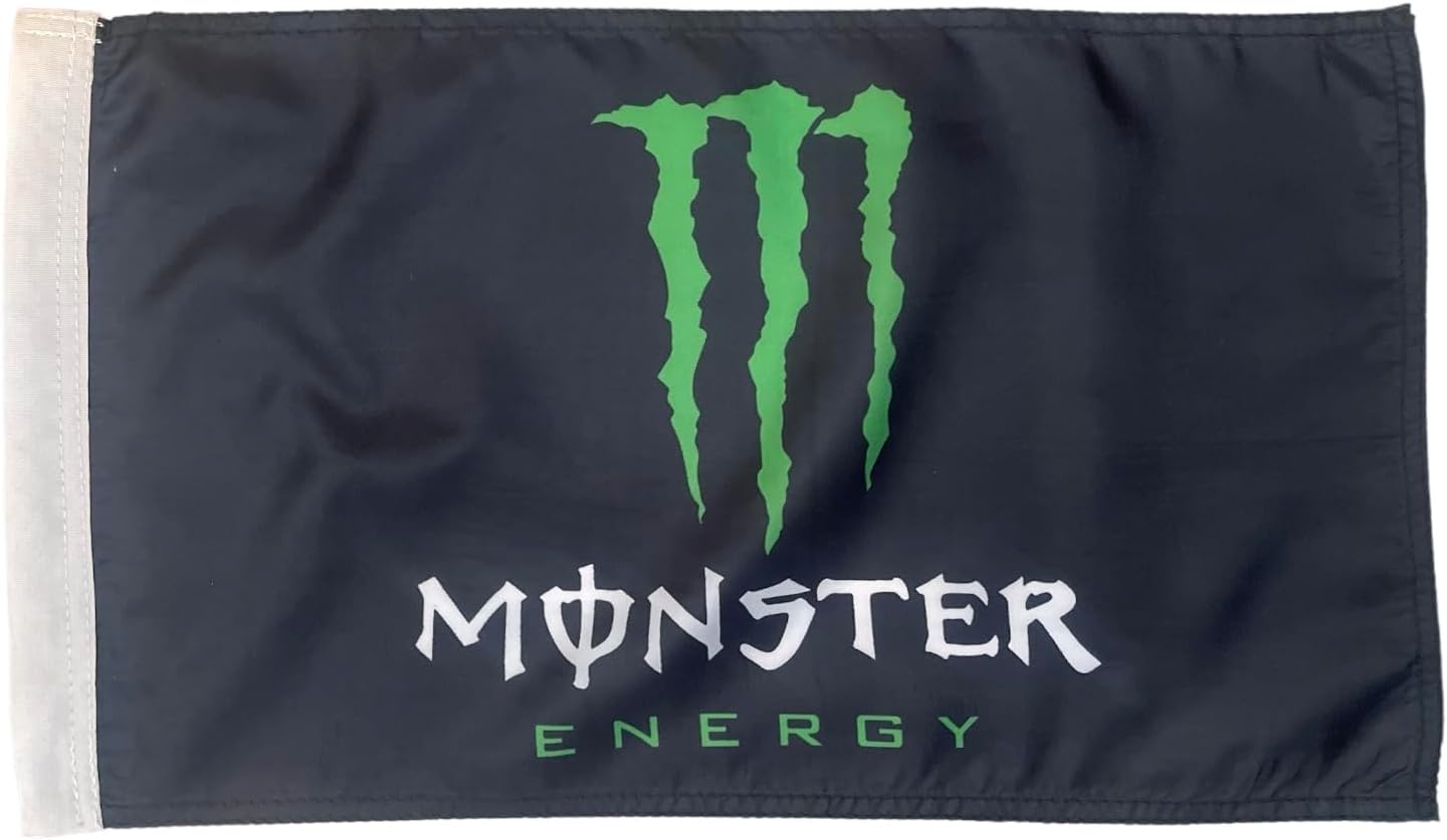 JLP Compatible With Decorative safety High visibility and wind resistance 12x19 In Flag Off Road Sports Sand Dunes 4x4 OutDoor Sports ATV-UTV-PWC Side By Side Motorcycle Made In USA Monster