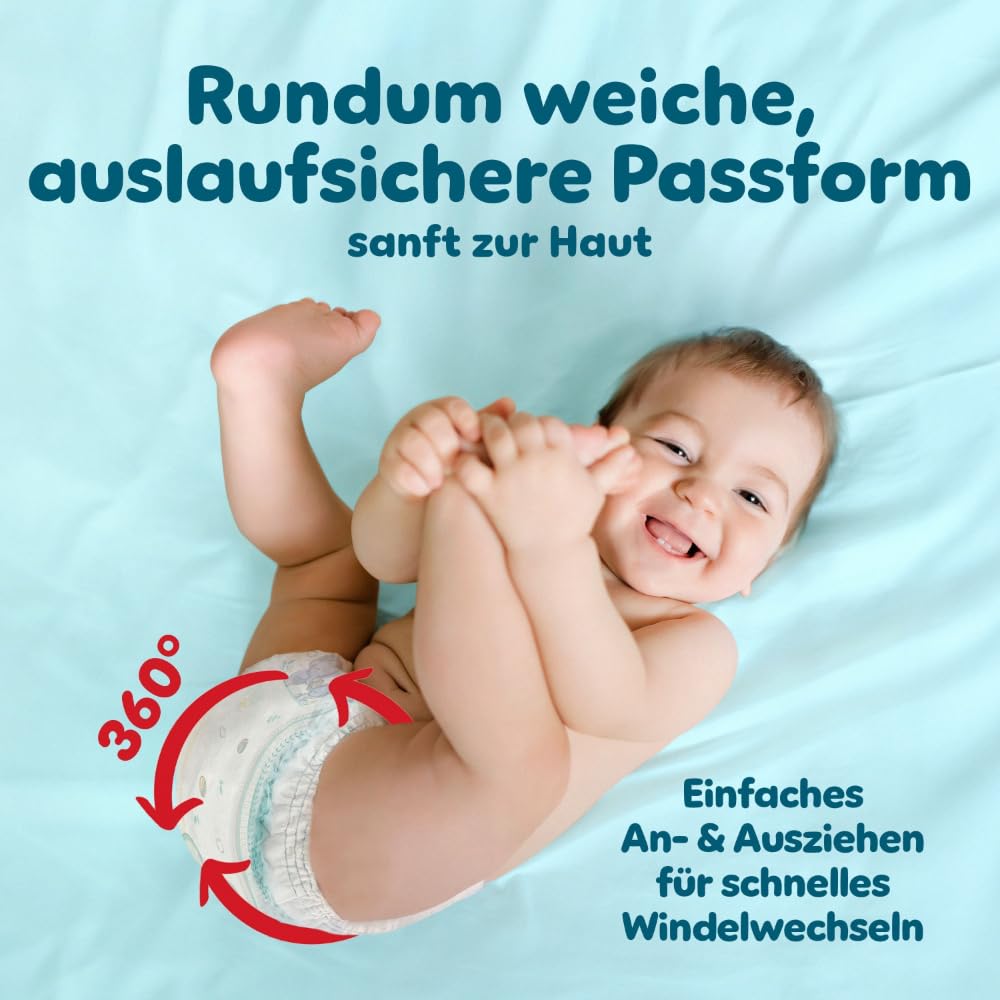 Pampers Premium Protection Pants Gr.4 Maxi 9-15kg Monatsbox - 168 Stück