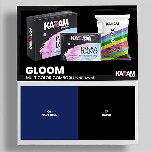 Kadam Pakka Rang Fabric Dye Multicolour Combo